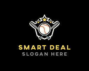 Baseball Game Shield logo design