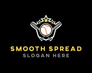 Baseball Game Shield logo design