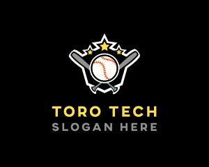 Baseball Game Shield logo design