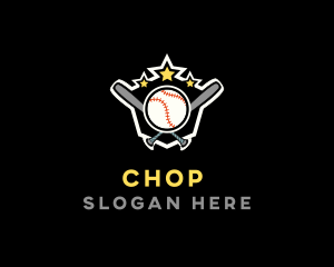 Varsity - Baseball Game Shield logo design
