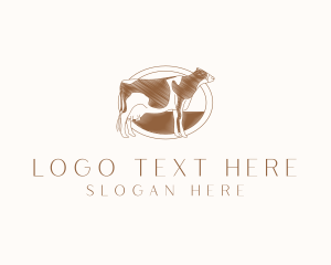 Cattle - Cattle Farm Sketch logo design