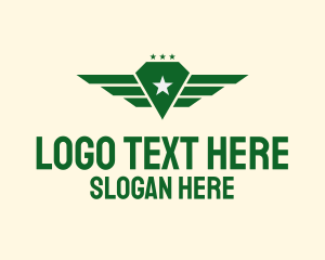 Diamond - Star Diamond Wings logo design