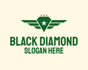 Star Diamond Wings logo design