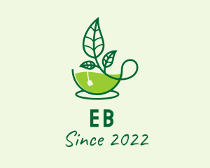 Natural - Organic Tea Cafe logo design