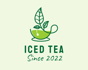 Organic Tea Cafe  logo design