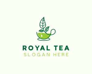 Organic Tea Cafe  logo design