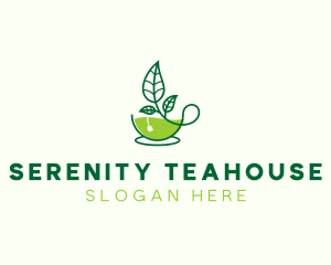 Organic Tea Cafe  logo design