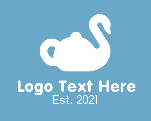 Coop - Teapot Kettle Swan logo design