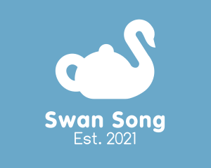 Swan - Teapot Kettle Swan logo design