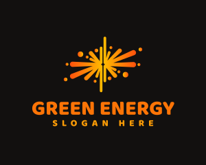 Solar Power Energy logo design