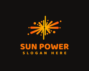 Solar Power Energy logo design