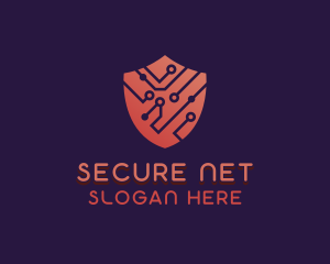 Cybersecurity - AI Cybersecurity Technology logo design