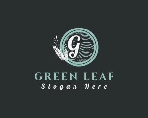 Beauty Leaf Makeup Cosmetics logo design