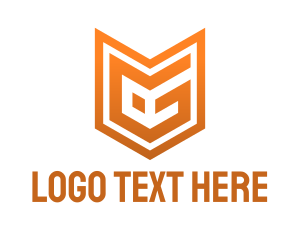 Pubg - Modern Orange EG logo design