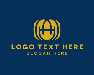 Shape - Digital Marketing Letter A logo design