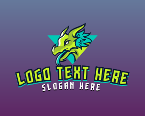 Wyvern - Tough Dragon Gaming logo design