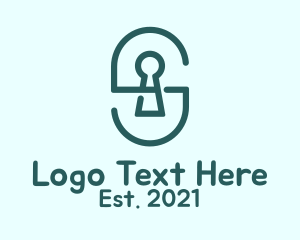 Locksmith - Green Locksmith Letter S logo design