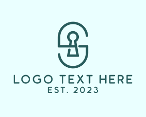 Secure - Green Locksmith Letter S logo design
