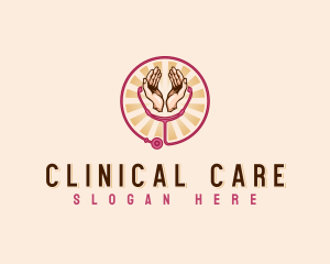 Stethoscope Medical Clinic logo design