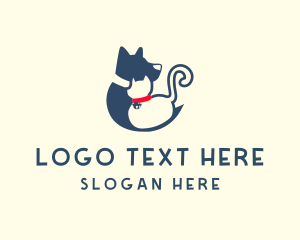 Kitten - Dog Cat Veterinary logo design