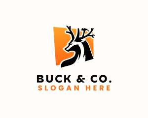 Deer Antler Carpentry logo design