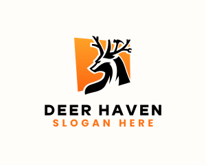 Deer Antler Carpentry logo design