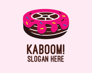 Cake - Sweet Doughnut Wheel logo design
