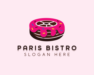 Sweet Doughnut Wheel logo design