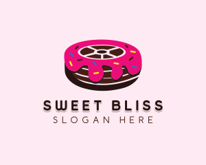 Sweet Doughnut Wheel logo design