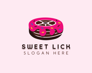 Sweet Doughnut Wheel logo design