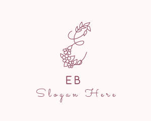 Stylist Letter E logo design