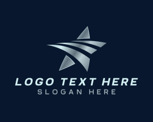 Fast - Logistics Star Express logo design