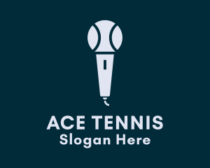 Tennis - Tennis Sports Podcast logo design