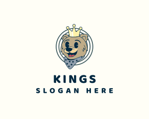 King Bear Crown logo design