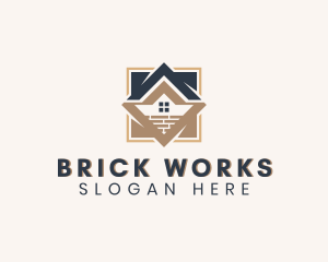 Brick House Tile logo design