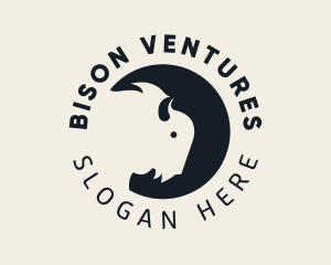 Bison - Bovine Bison Farm logo design