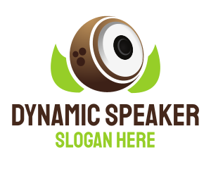 Speaker - Speaker Coconut Subwoofer logo design