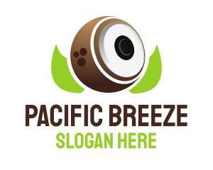 Speaker Coconut Subwoofer logo design