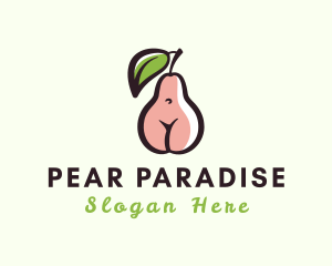 Pear - Seductive Body Pear logo design