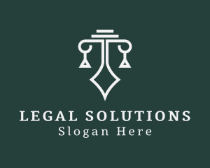 Legal Scale Law Firm logo design