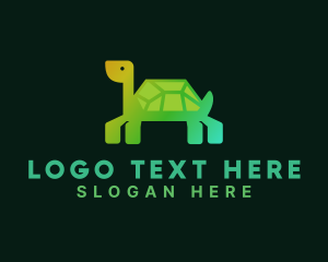Turtle Animal Zoo Logo