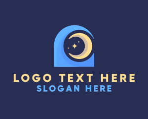 Tidal - Wave Moon Night logo design