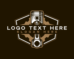 Restoration - Industrial Piston Repair logo design