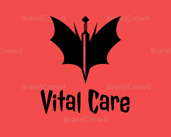 Bat Winged Sword Logo
