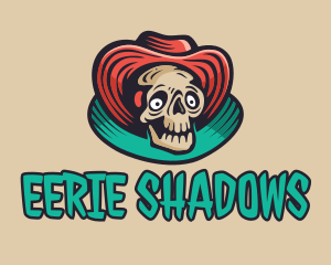 Creepy - Hat Skeleton Gaming logo design