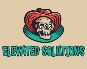 Hat Skeleton Gaming logo design