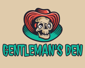 Hat Skeleton Gaming logo design