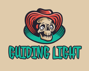 Hat Skeleton Gaming logo design