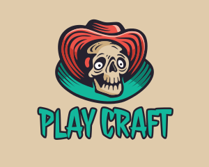 Game - Hat Skeleton Gaming logo design