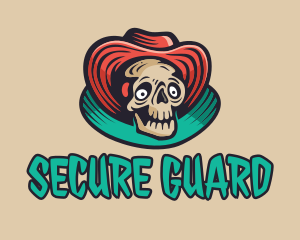 Scary - Hat Skeleton Gaming logo design